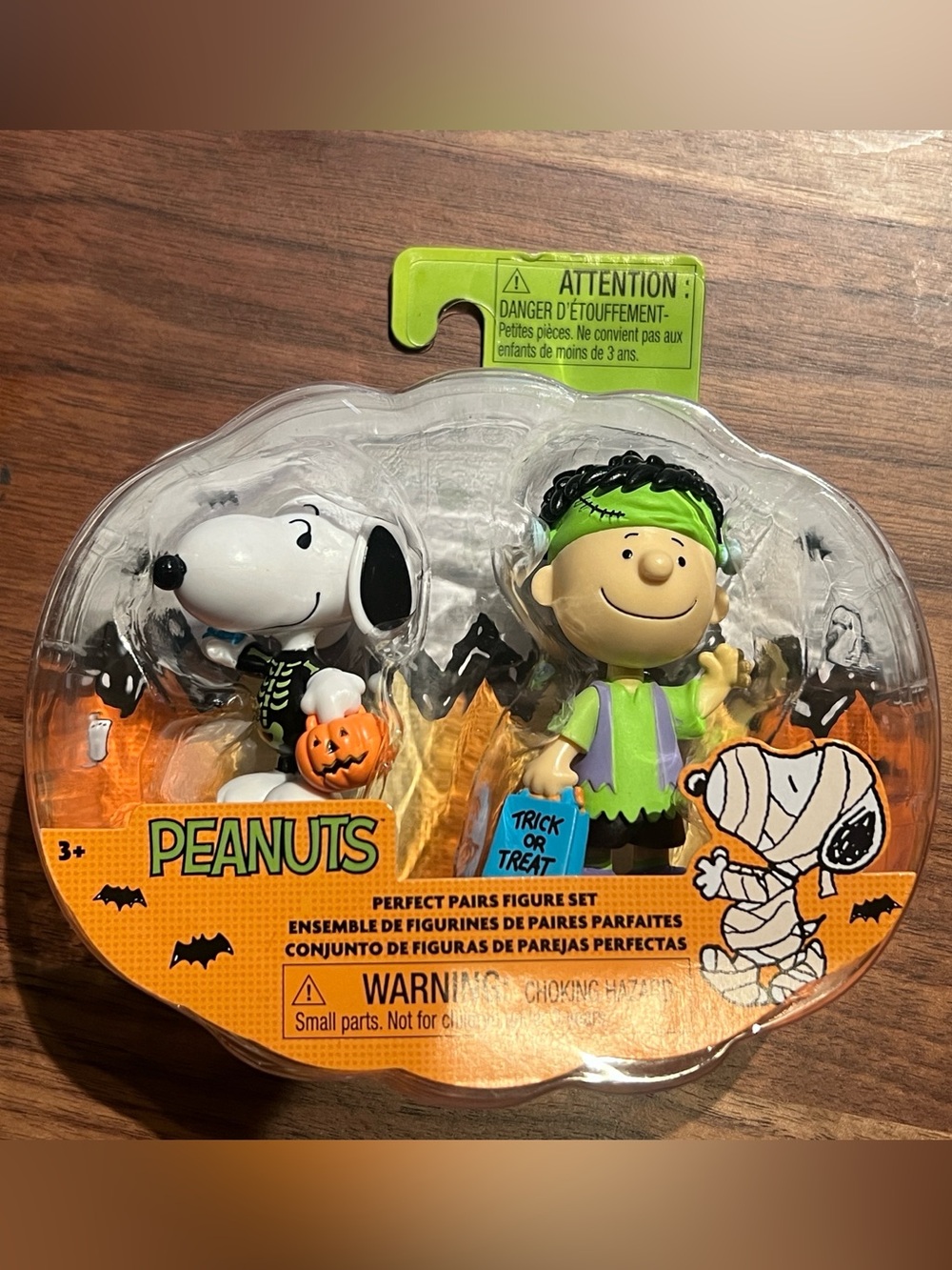 Peanuts Halloween Costume Figures - Green, Snoopy & Franklin